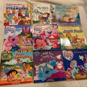 9 Children’s Books Dora, Berenstain Bears, My Little Pony